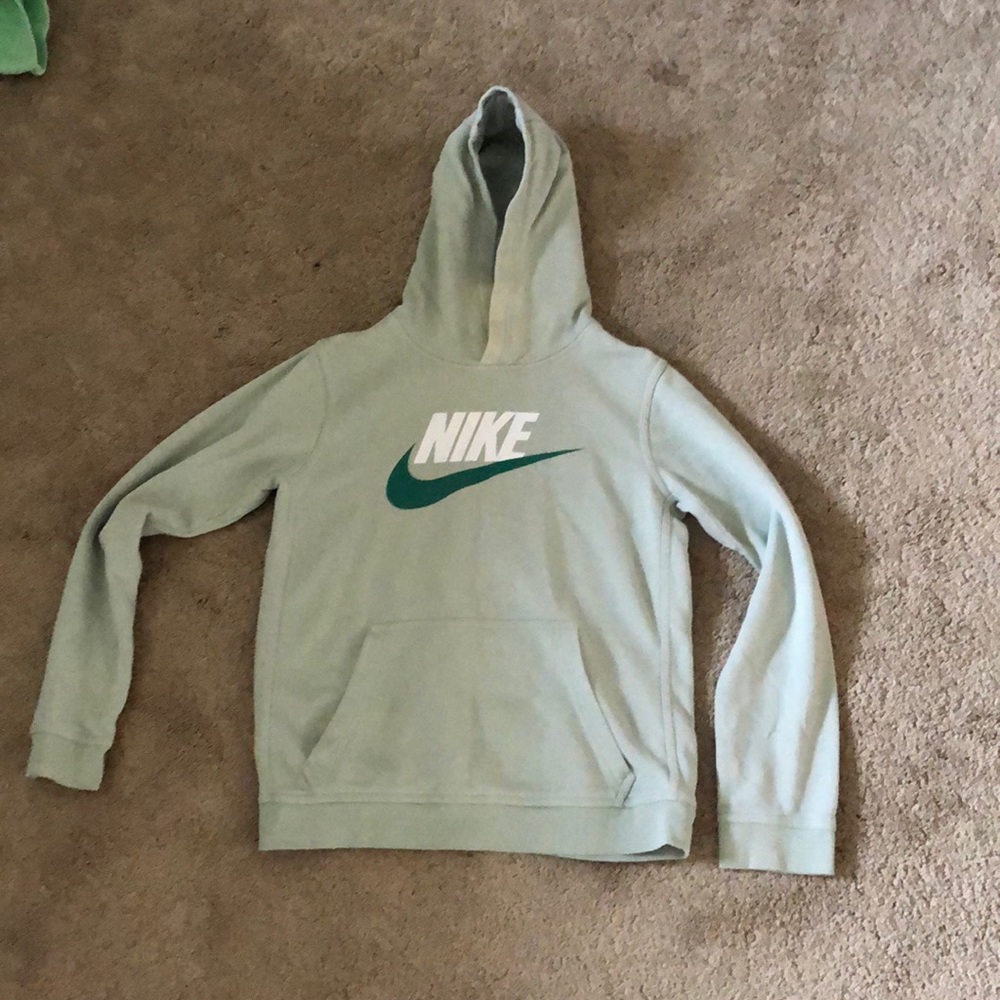 Light green Nike hoodie